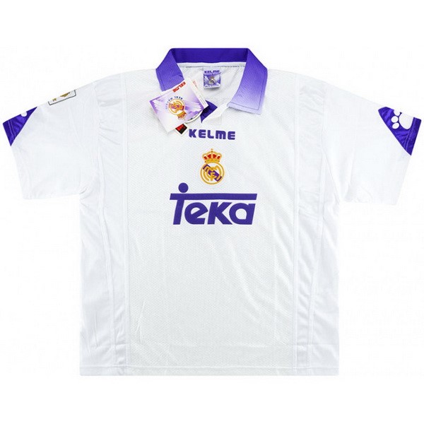 Tailandia Camiseta Real Madrid 1st Retro 1997 1998 Blanco